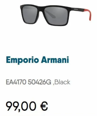 emporio armani  ea4170 50426g,black  99,00 € 