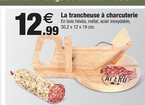 La trancheuse à charcuterie