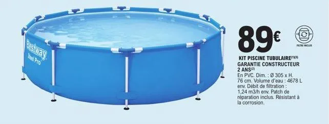 piscine tubulaire 
