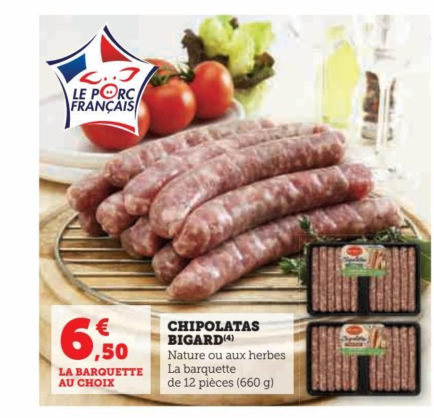 CHIPOLATAS  BIGARD