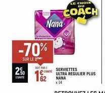 serviettes Nana