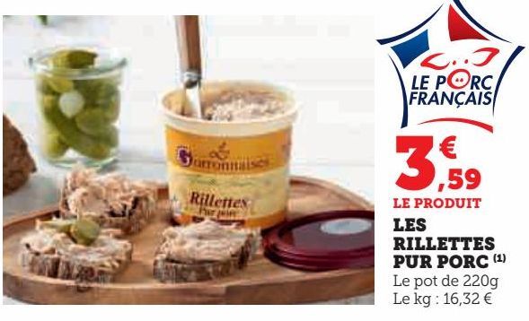 LES RILLETTES PUR PORC