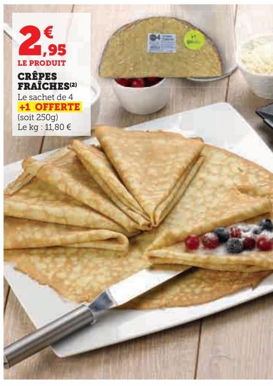 CRÊPES FRAÎCHES