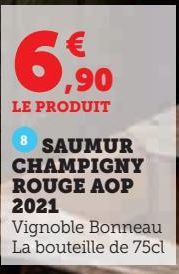 SAUMUR CHAMPIGNY ROUGE AOP 2021