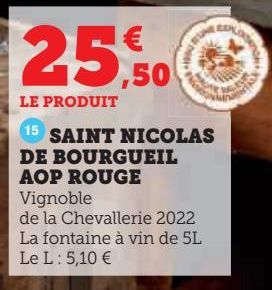 SAINT NICOLAS DE BOURGUEIL AOP ROUGE