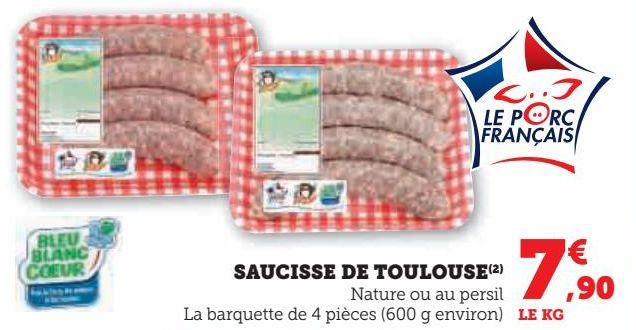 SAUCISSE DE TOULOUSE