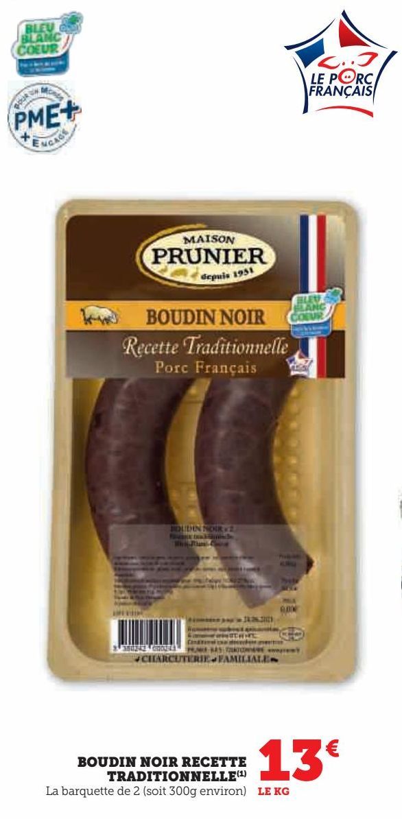 BOUDIN NOIR RECETTE TRADITIONNELLE