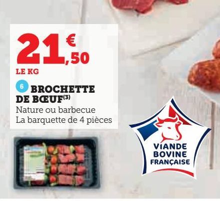 BROCHETTE DE BŒUF