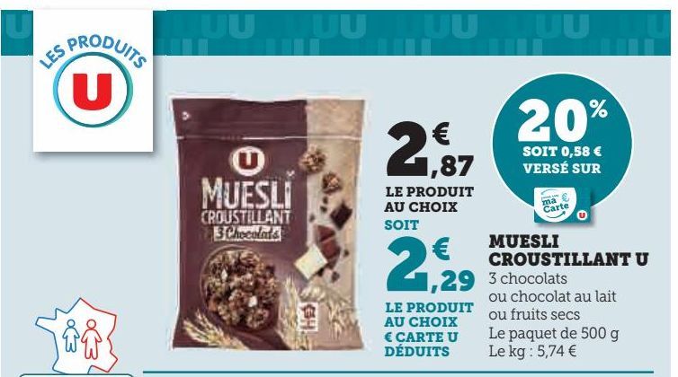 MUESLI  CROUSTILLANT U