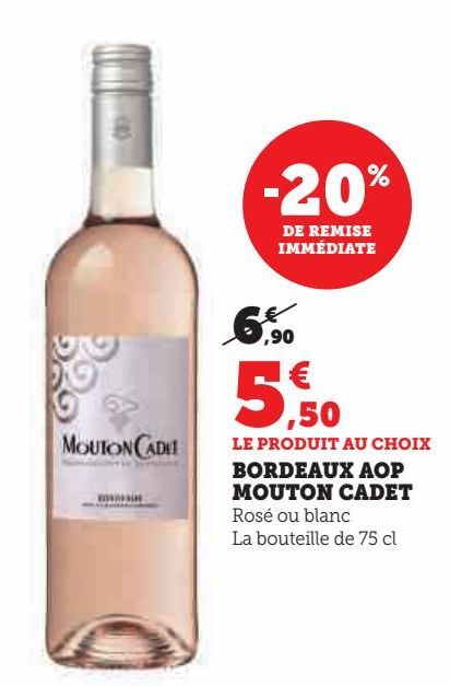 BORDEAUX AOP MOUTON CADET