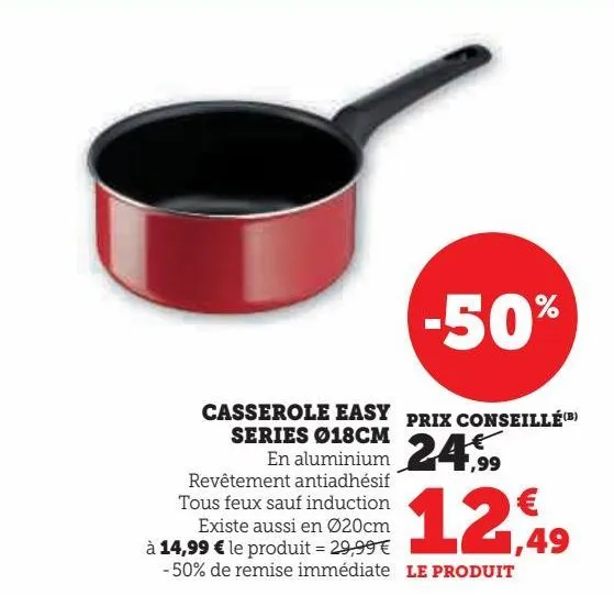 casserole easy series ø18cm