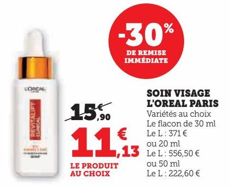 SOIN VISAGE L'OREAL PARIS