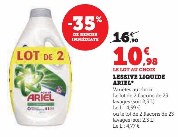 LESSIVE LIQUIDE ARIEL