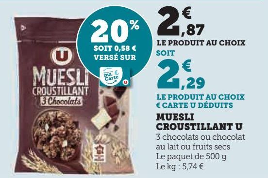 MUESLI CROUSTILLANT U