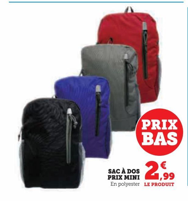 SAC À DOS PRIX MINI