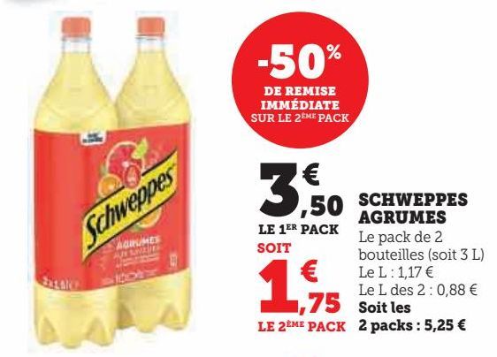 SCHWEPPES AGRUMES