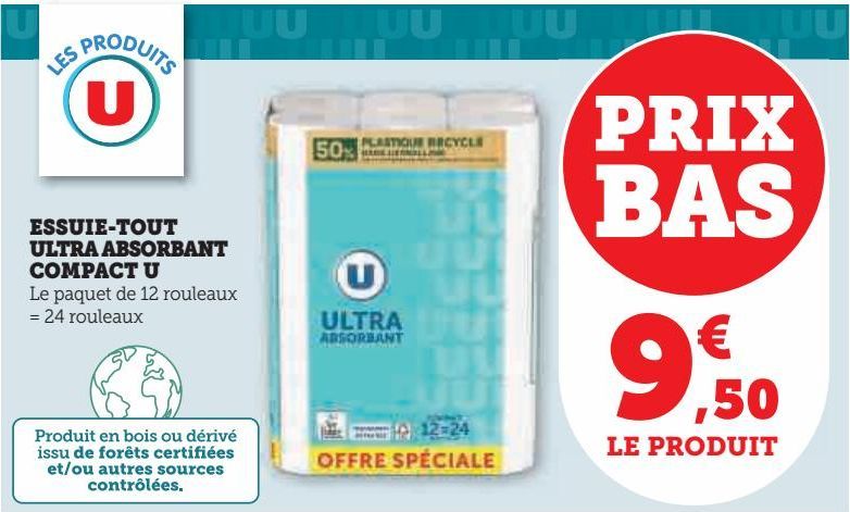 ESSUIE-TOUT ULTRA ABSORBANT COMPACT U