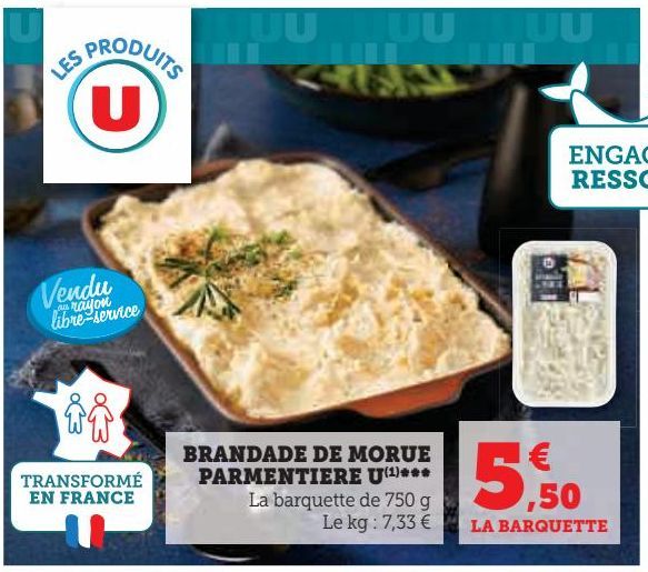 BRANDADE DE MORUE PARMENTIERE U