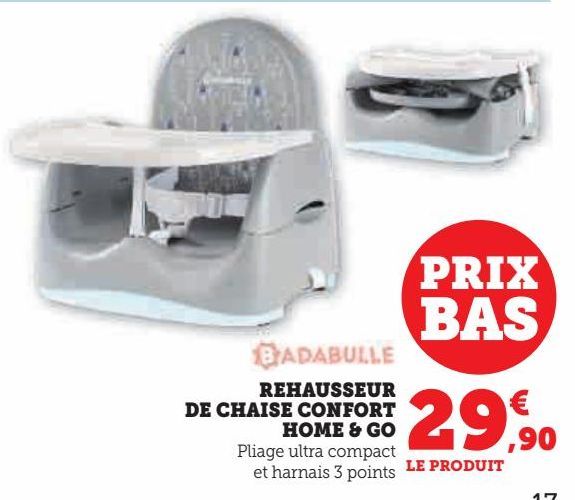 REHAUSSEUR DE CHAISE CONFORT HOME & GO