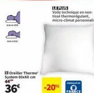 M  CO  LE PLUS  Voile technique en non-tissé thermorégulant, micro-climat personnalisé  -20%  FAMIQUE  FRANCE 