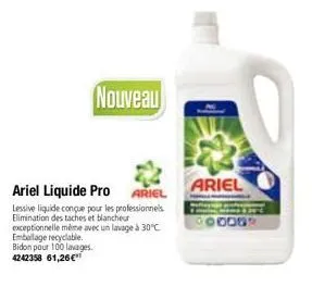 lessive liquide ariel