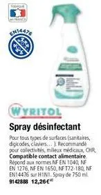 spray désinfectant tous