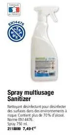 murance  spray multiusage sanitizer 