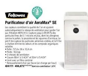 purificateur d'air fellowes