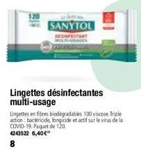 lingettes sanytol