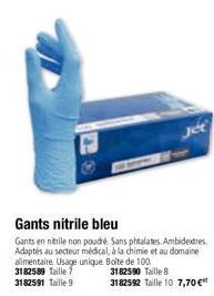 gants en nitrile 