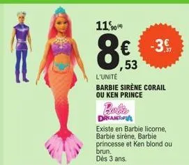 barbie sirène barbie