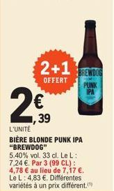 bière blonde 