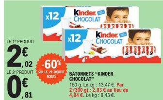 chocolat Kinder