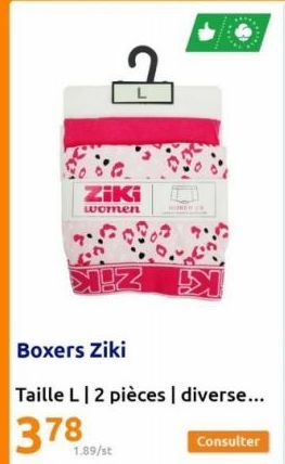 Ziki  women  Z  1.89/st  X  