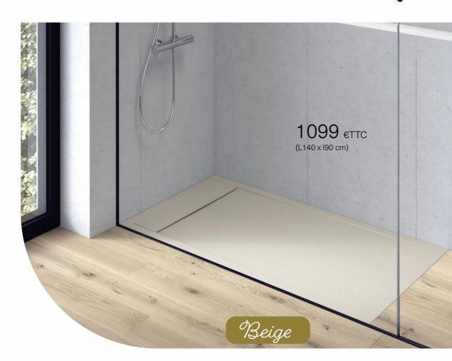 Beige  1099 €TTC  (L140 x 190 cm) 