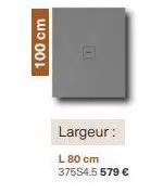 100 cm  largeur:  l 80 cm 375$4.5 579 €  