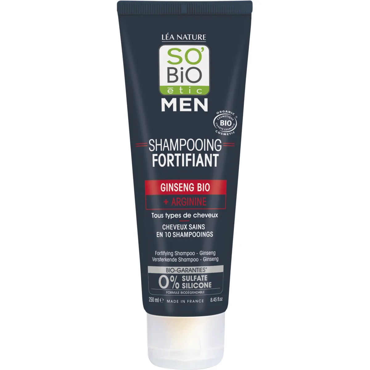 shampoing homme fortifiant ginseng so bio etic