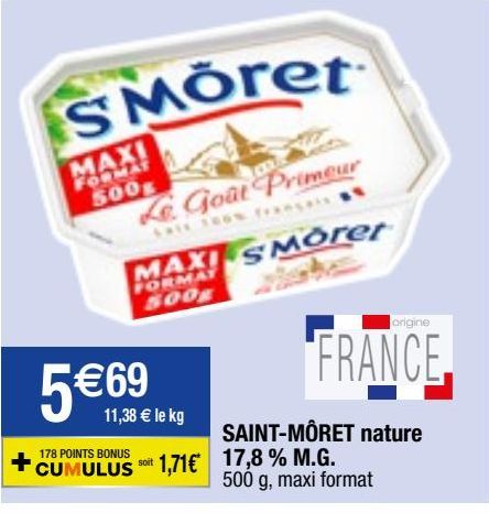 fromage crémeux St Moret
