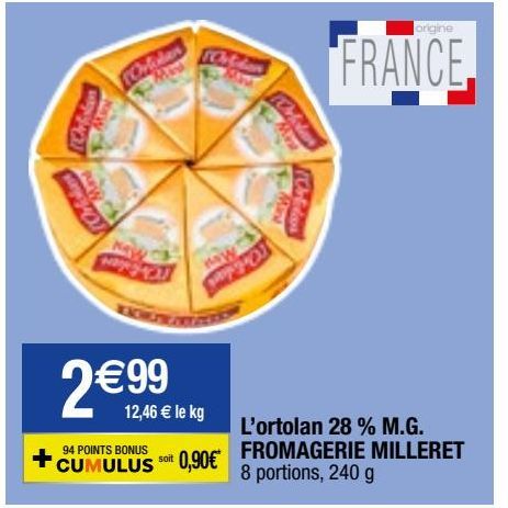 fromage en portions