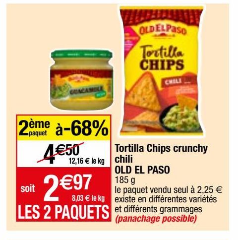 chips tortilla Old El Paso