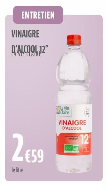 vinaigre La vie claire