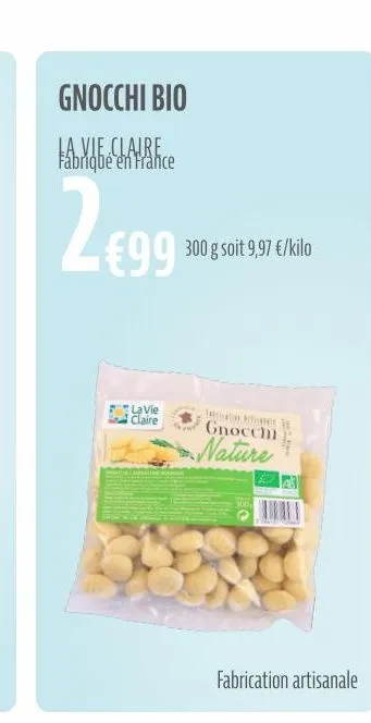 gnocchi la vie claire