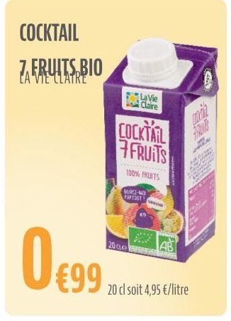 fruits bio La vie claire