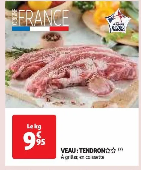 veau: tendron