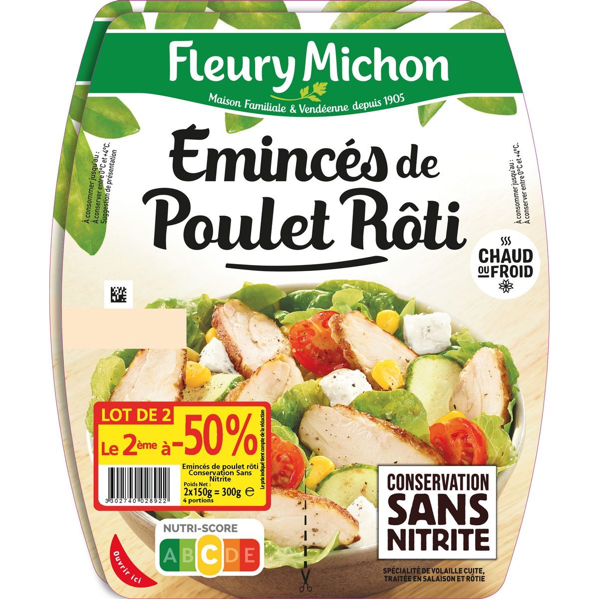 EMINCE DE POULET RÔTI FLEURY MICHON