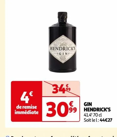 gin hendrick's