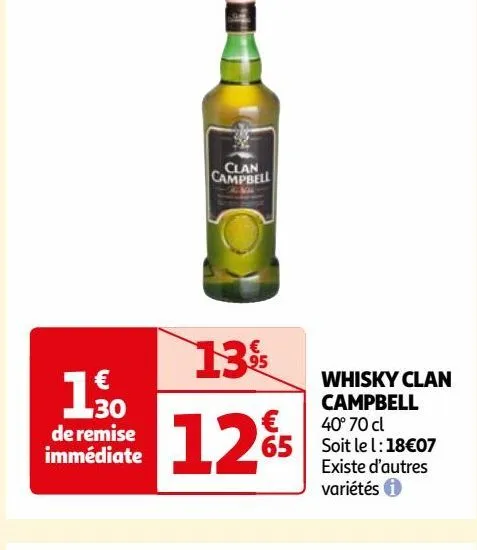 whisky clan campbell