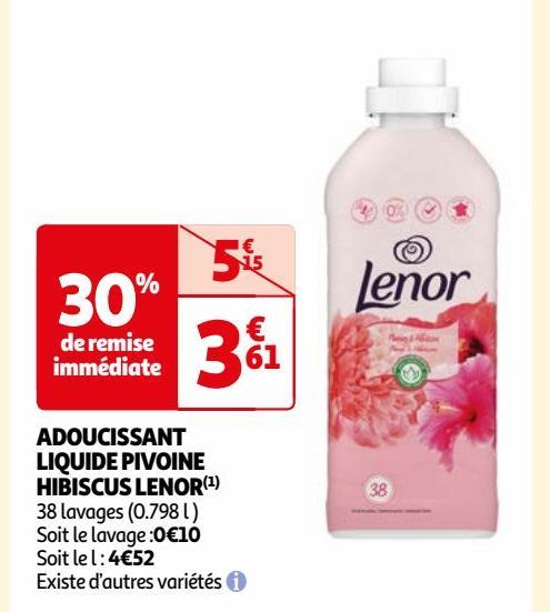 ADOUCISSANT LIQUIDE PIVOINE HIBISCUS LENOR(1)