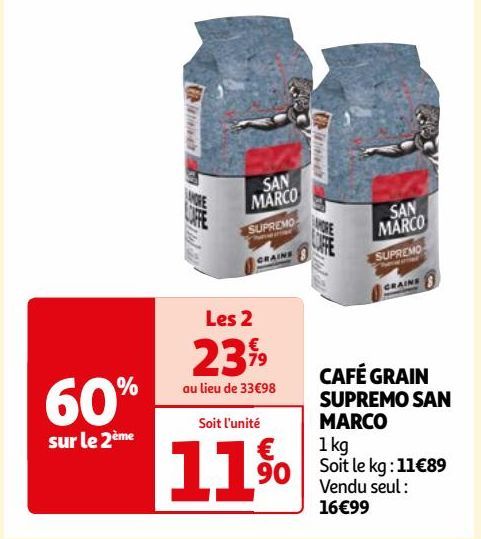 CAFÉ GRAIN SUPREMO SAN MARCO