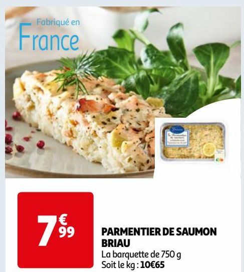 PARMENTIER DE SAUMON BRIAU